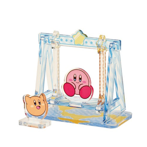『星のカービィ』うごくジオラマアクリルスタンド / (3)ブランコ (カービィ&スカーフィ)【202410再販】